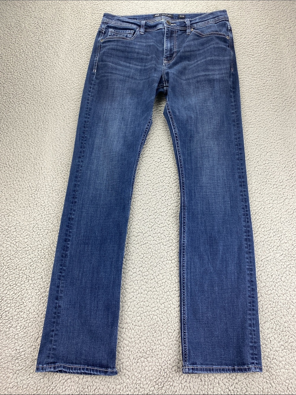 BKE Men's Regular Fit Jake Straight Mid-Rise Stretch Jeans  |  Size:  34